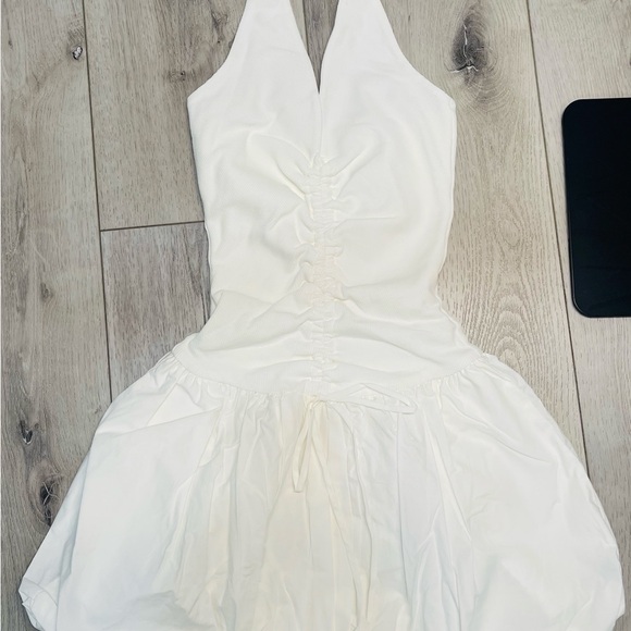 BEC+BRIDGE FREYA BUBBLE MINI DRESS WHITE - Picture 5 of 6